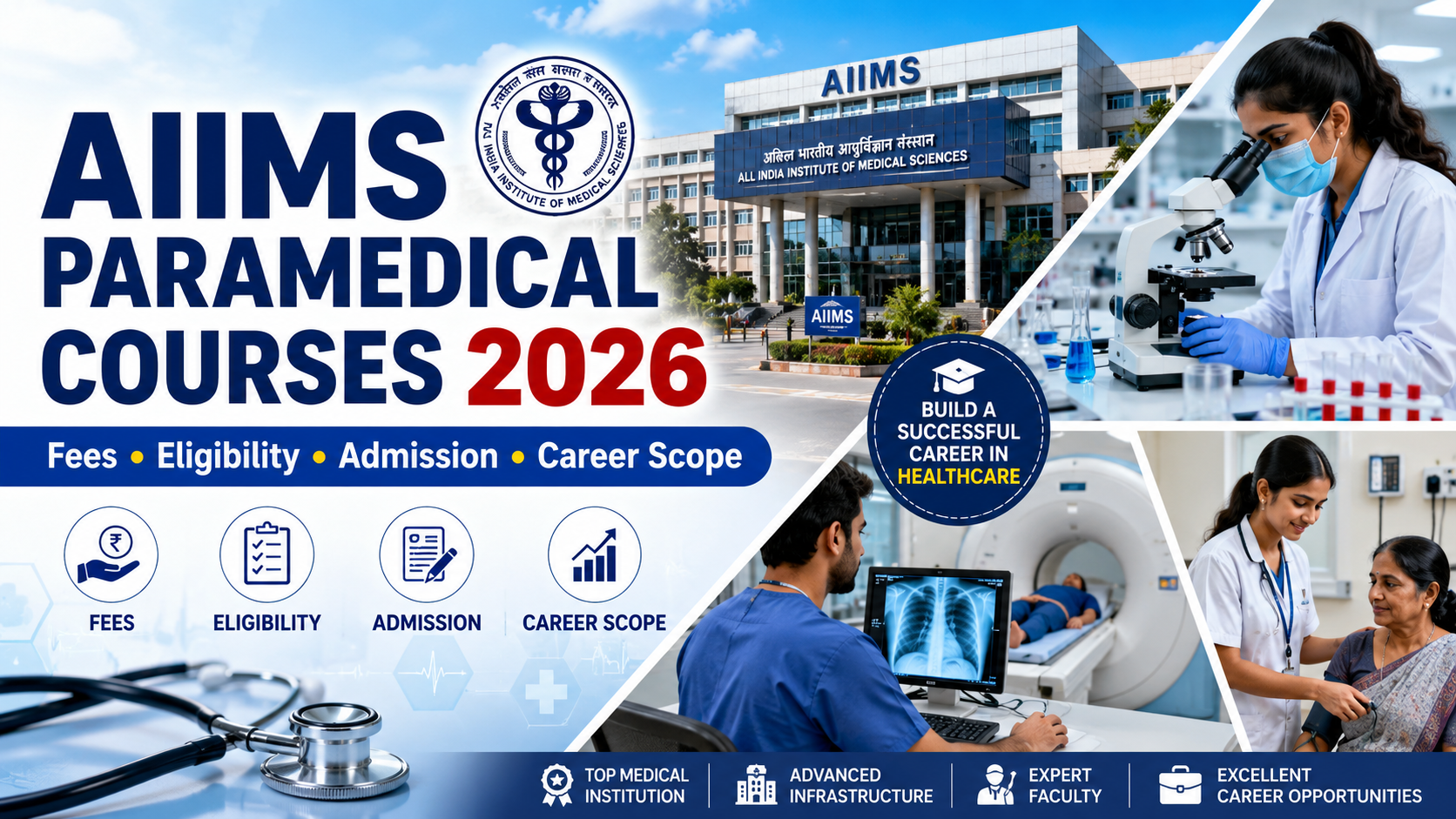 AIIMS Paramedical Courses 2026 Fees, Eligibility, Admission, Career Scope & Complete Course List