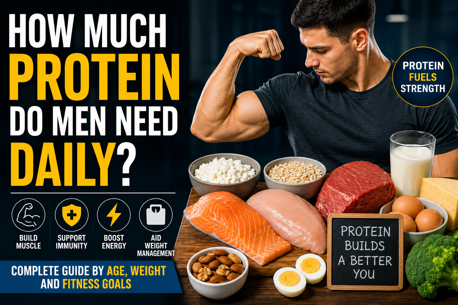 How Much Protein Do Men Need Daily