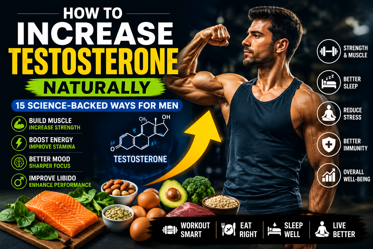How to Increase Testosterone Naturally 15 Science-Backed Ways for Men