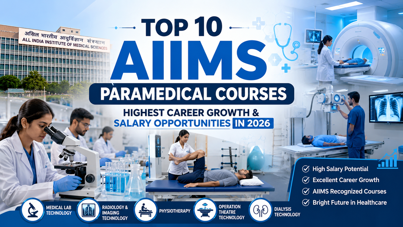 Top 10 AIIMS Paramedical Courses with Highest Career Growth in 2026