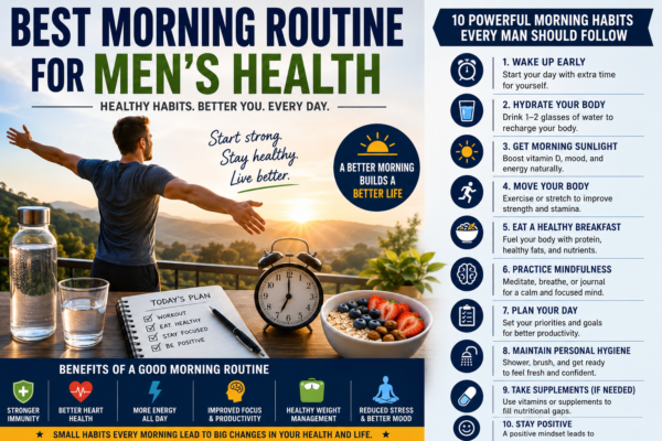 Best Morning Routine for Men's Health