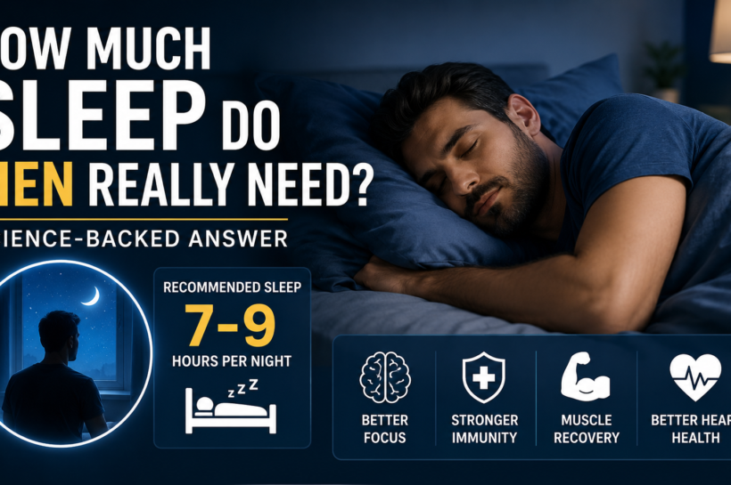 How Much Sleep Do Men Really Need Science-Backed Answer