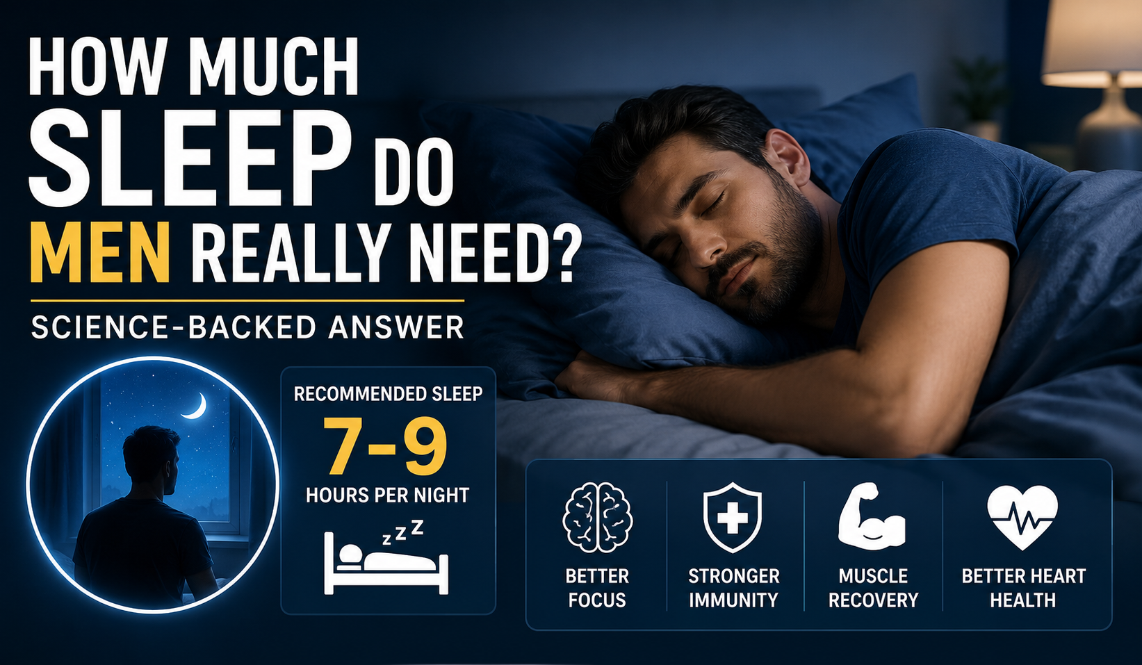 How Much Sleep Do Men Really Need Science-Backed Answer