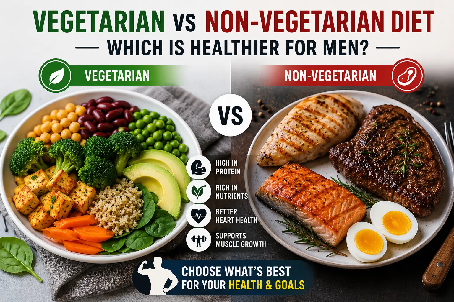 Vegetarian vs Non-Vegetarian Diet