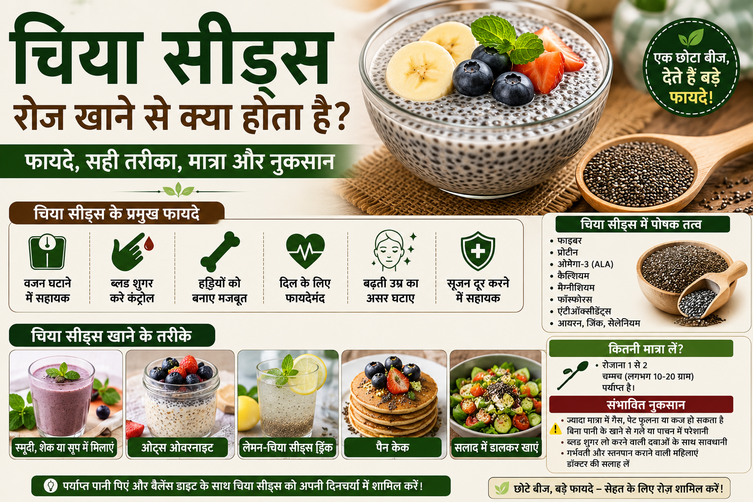 चिया सीड्स के फायदे
